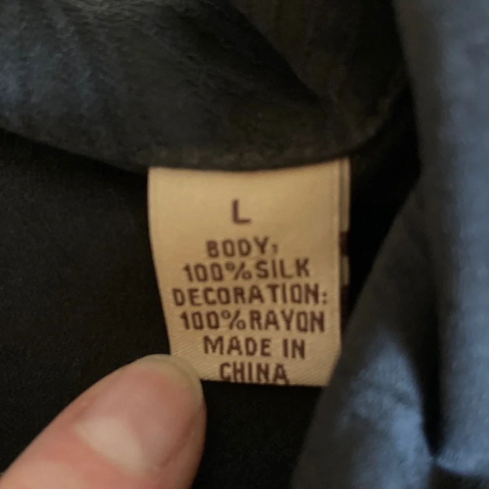 Tommy Bahama Silk Camp Shirt in Black - Picture 10 of 13